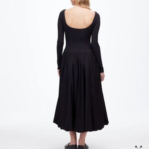 Madewell Bubble-Hem Midi Dress, NWT, Sz 12